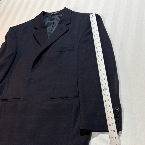 JF J.Ferrar Dark Navy Men's Blazer Sport Coat Suit Jacket EUC - Picture 11 of 16